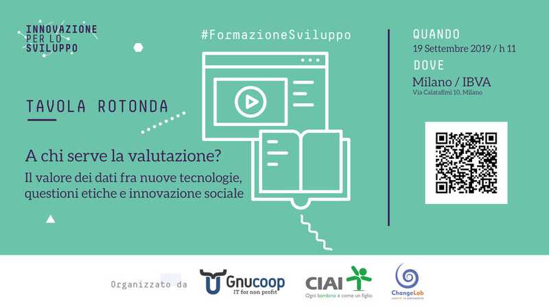 “A chi serve la valutazione? Il valore dei dati fra nuove tecnologie, questioni etiche e innovazione sociale”