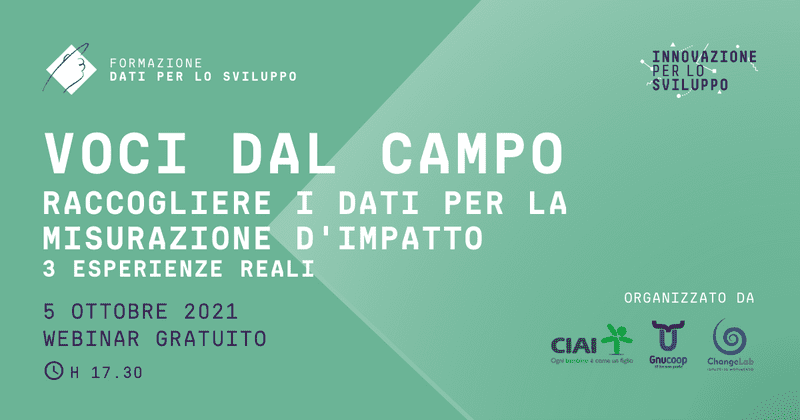 Voci dal campo - Raccogliere dati per misurare l'impatto